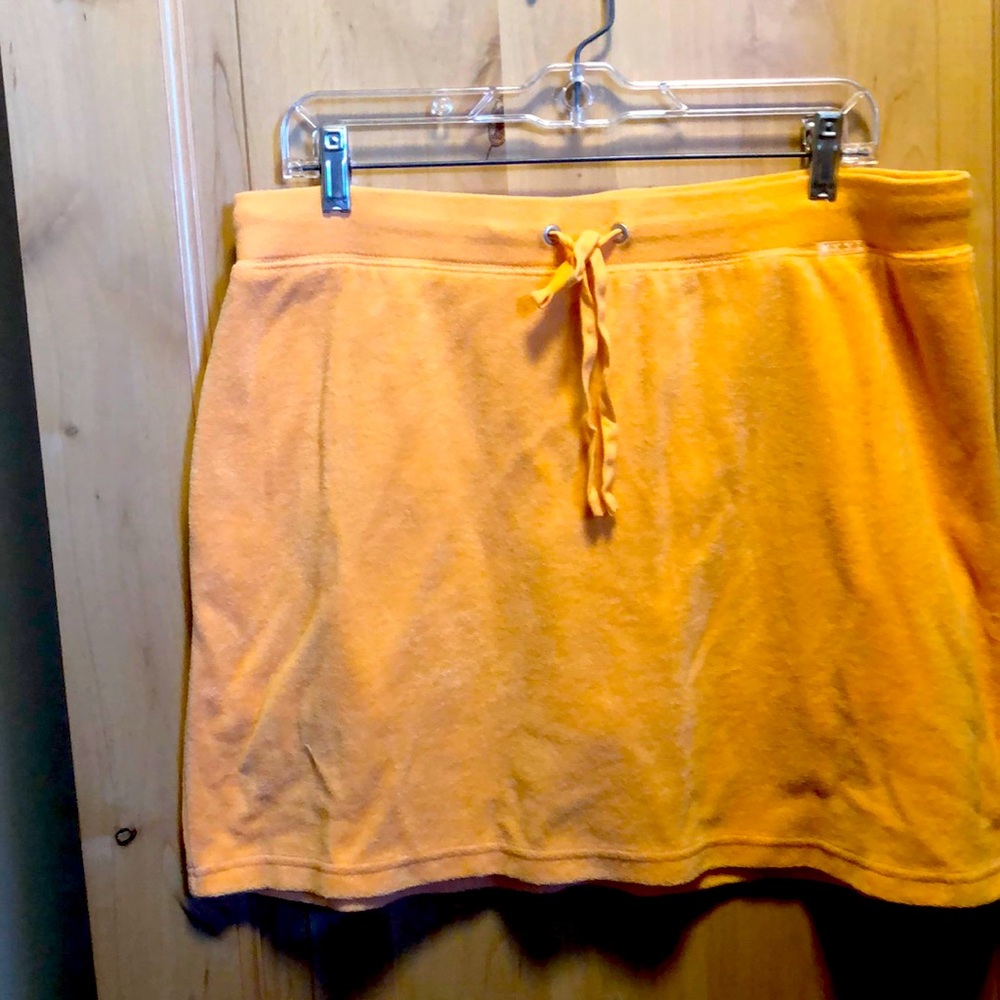 Terry cloth skirt